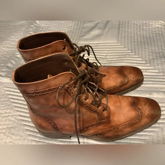 Thursday Boot Company Wingtip Boots Mens Size 7 - Picture 2 of 14